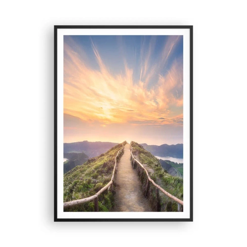 Plakat w czarnej ramie - Blisko nieba - 70x100 cm