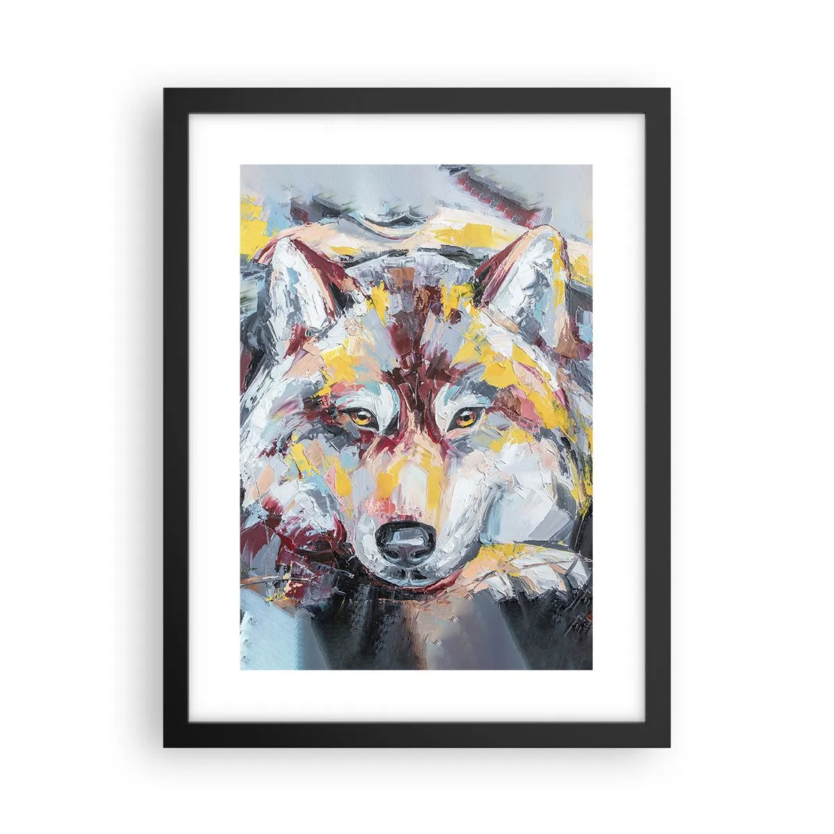 Plakat w czarnej ramie - Spokój wśród bliskich - 30x40 cm