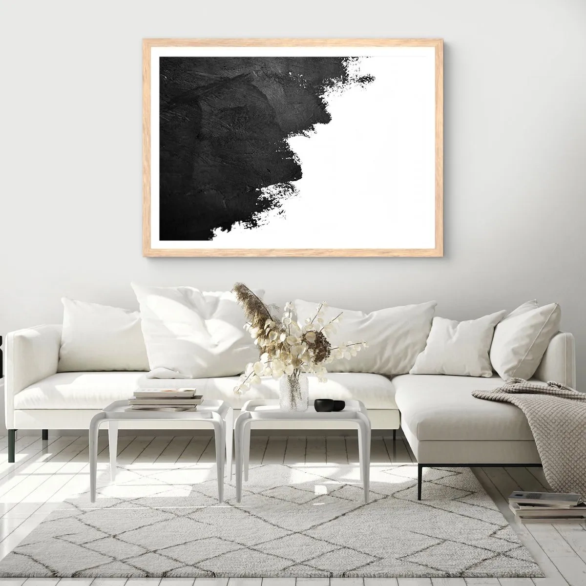 Plakat w ramie jasny dąb - Żywioły: ziemia - 50x40 cm