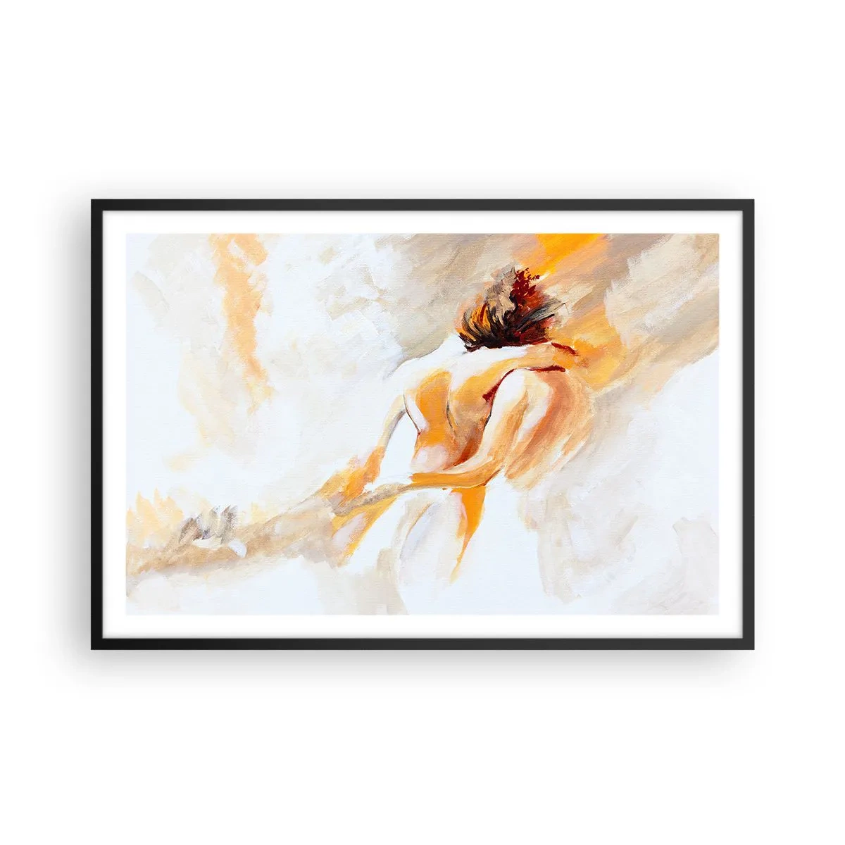 Plakat w czarnej ramie - W niebie bliskości - 91x61 cm