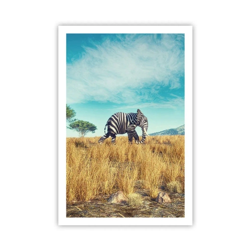 Plakat - Szarość już niemodna - 61x91 cm