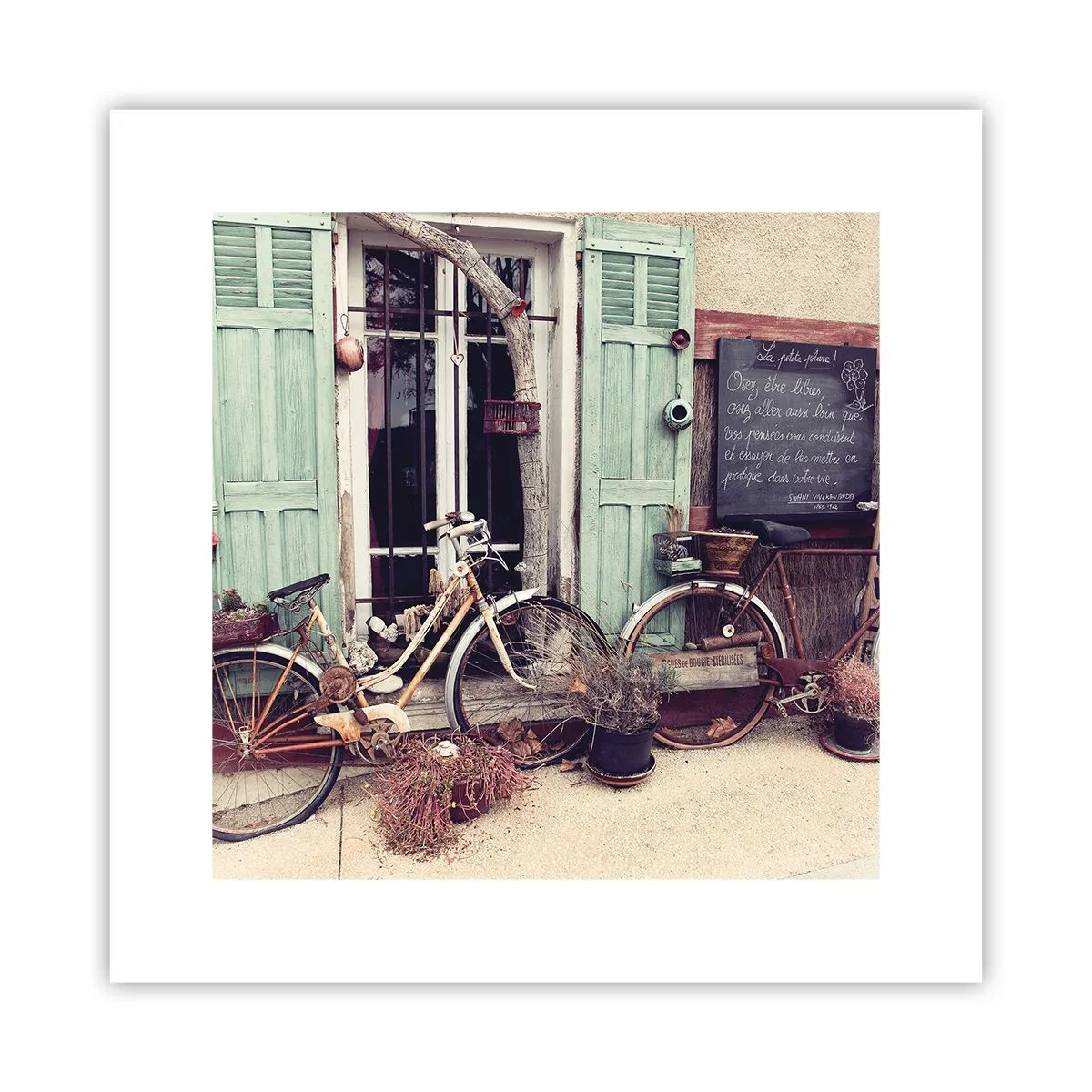 Plakat - Niech żyje prowincja - 30x30 cm