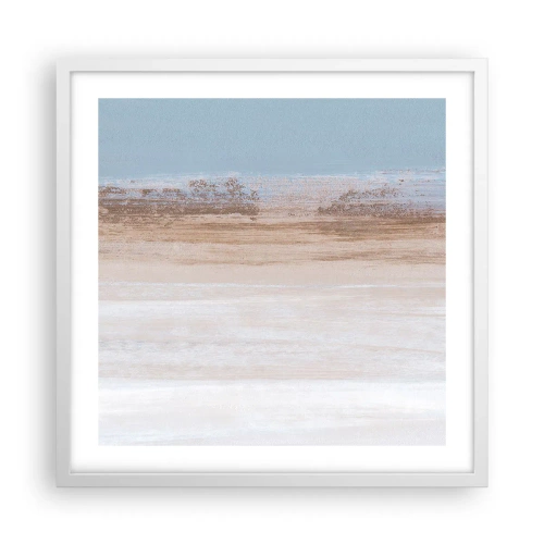 Plakat w białej ramie - Niejednoznaczny pejzaż - 50x50 cm