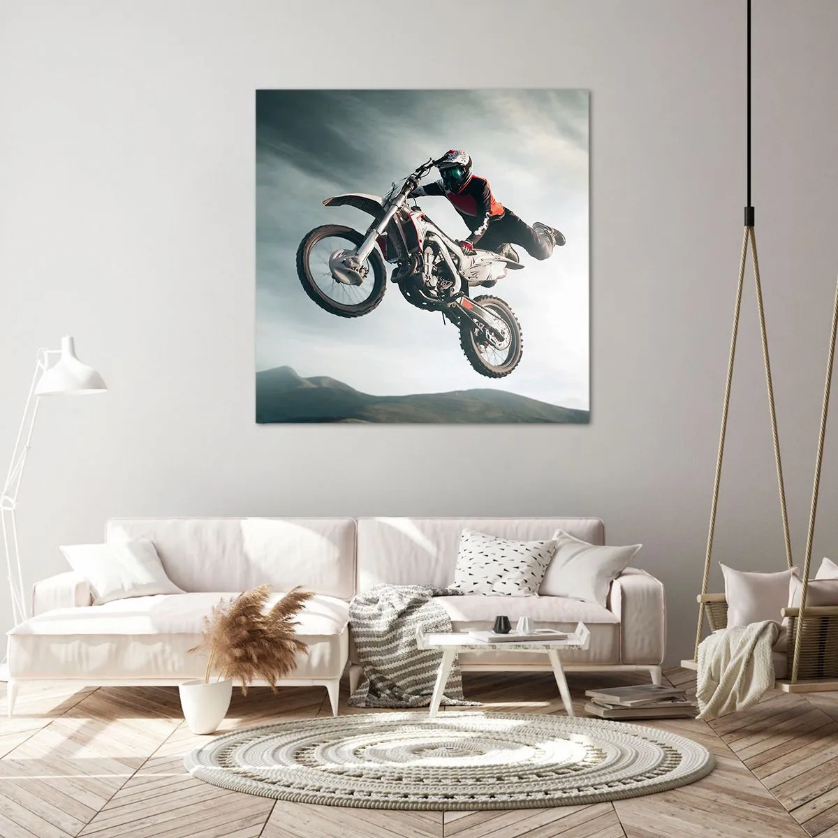 Obraz na płótnie - Nie ma zabawy bez ryzyka - 30x30 cm