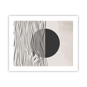Plakat - Kompozycja połowiczna - 50x40 cm