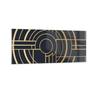 Obraz na szkle - Obroty rzeczy - 100x40 cm