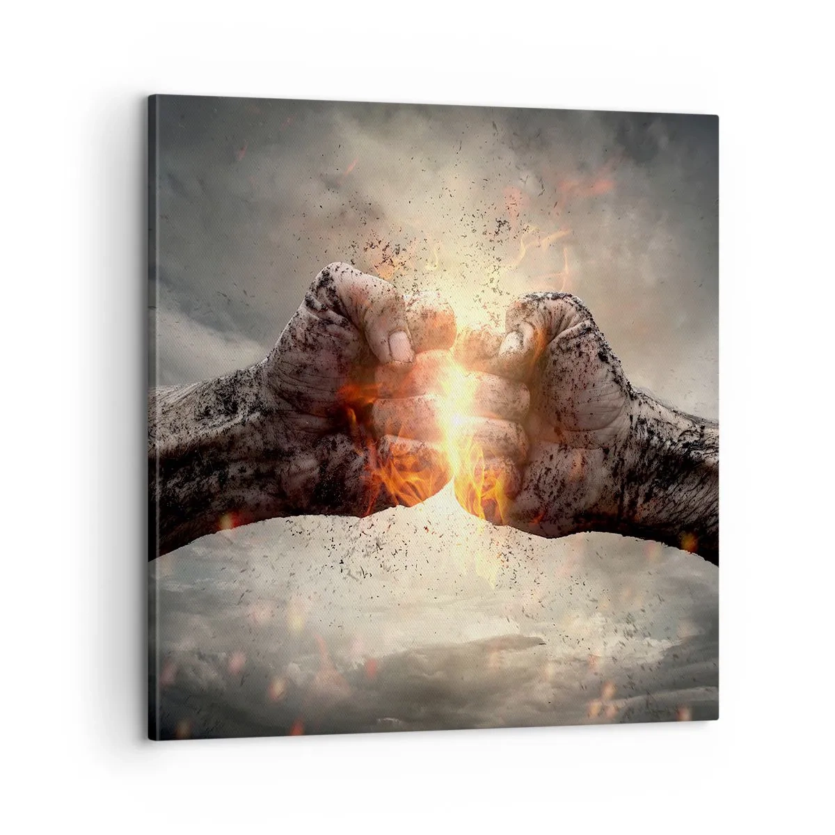 Obraz na płótnie - Stań do walki - 60x60 cm