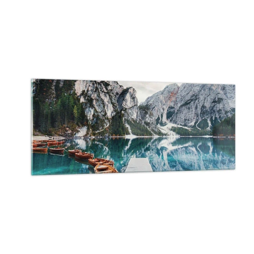 Obraz na szkle - Pokażemy ci piękno - 100x40 cm