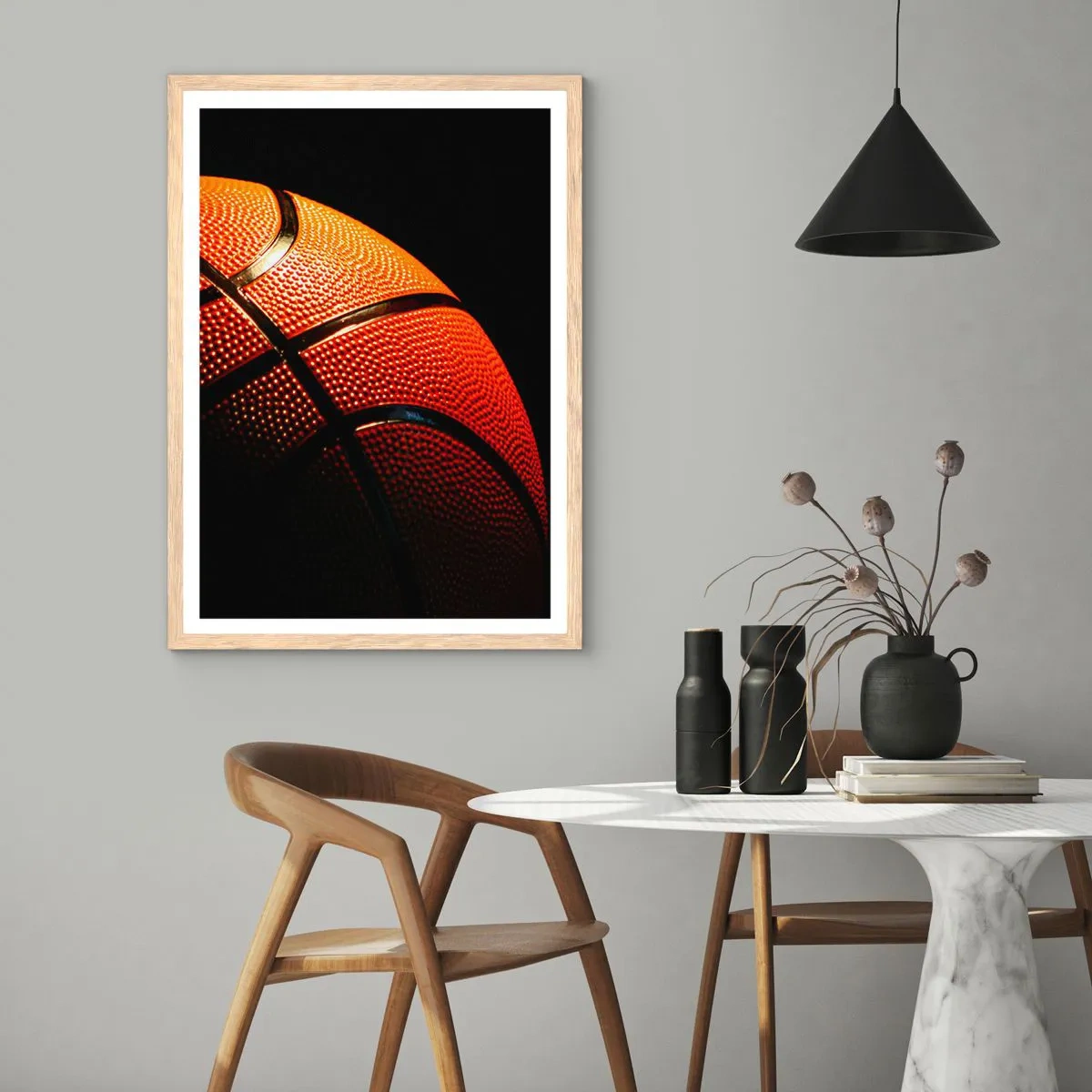 Plakat w ramie jasny dąb - Piękna jak planeta - 70x100 cm