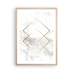 Plakat w ramie jasny dąb - Widok na nieskończoność - 50x70 cm