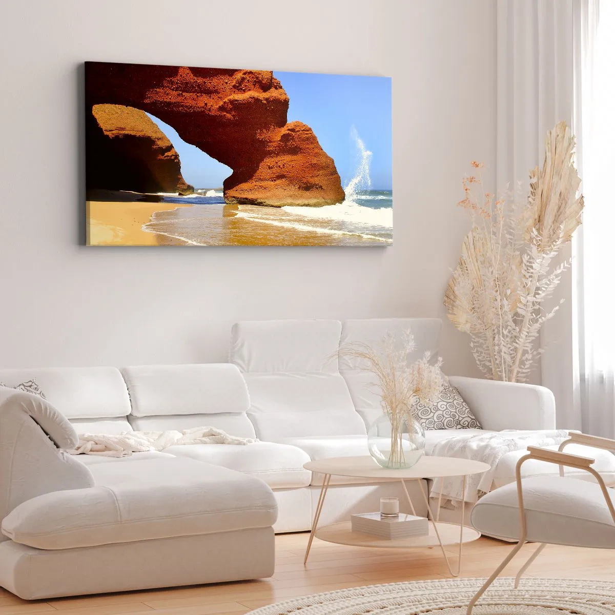 Obraz na płótnie - Woda i wiatr przez tysiące lat - 100x40 cm
