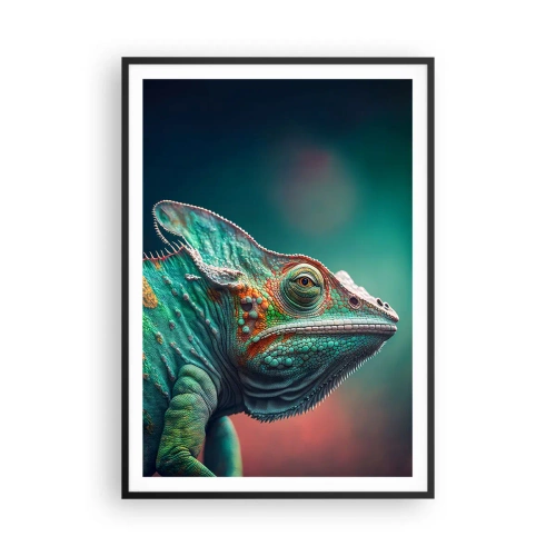 Plakat w czarnej ramie - Widzisz mnie? Niedobrze… - 70x100 cm