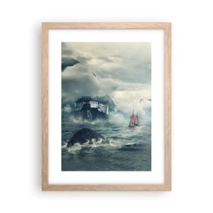 Plakat w ramie jasny dąb - Na magicznych wodach - 30x40 cm