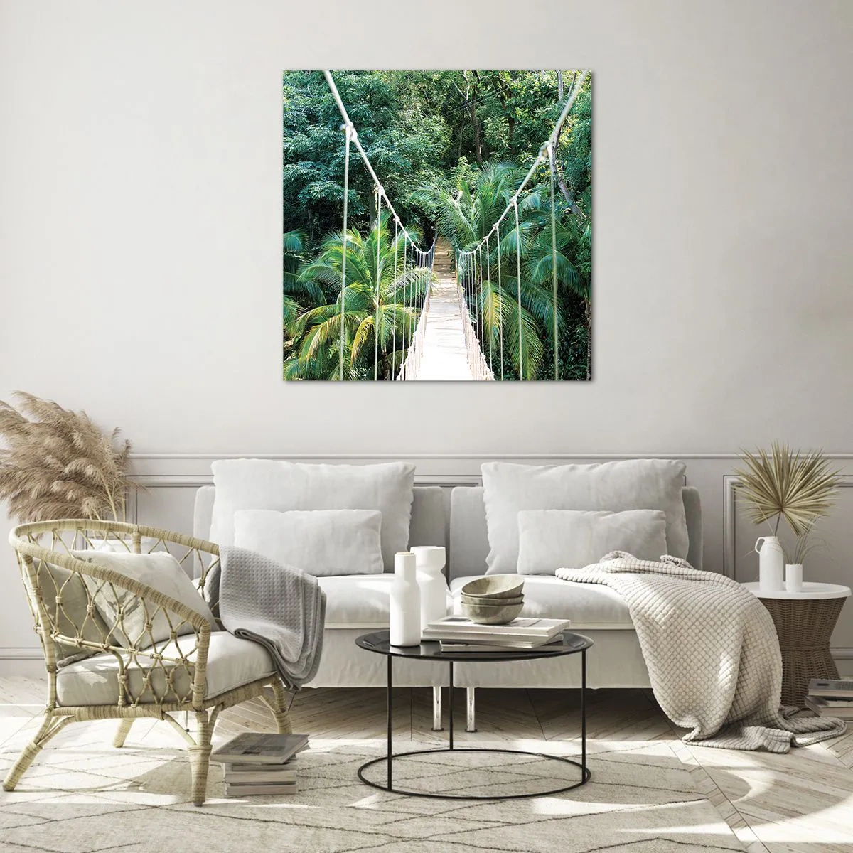 Obraz na szkle - Welcome to the jungle! - 50x50 cm