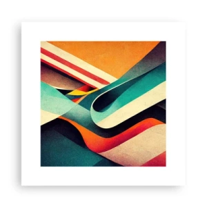 Plakat - Kompozycja intensywna - 30x30 cm