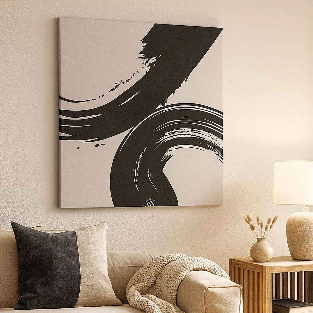 Obraz na płótnie - Zamaszyście i koliście - 30x30 cm