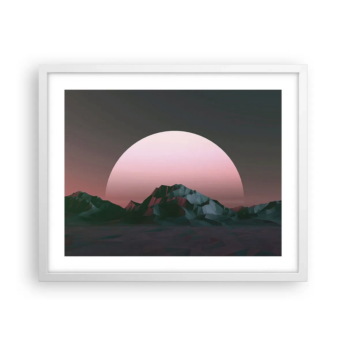 Plakat w białej ramie - W sąsiedniej galaktyce - 50x40 cm