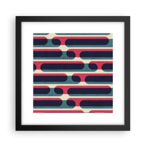 Plakat w czarnej ramie - W głąb i do przodu - 30x30 cm