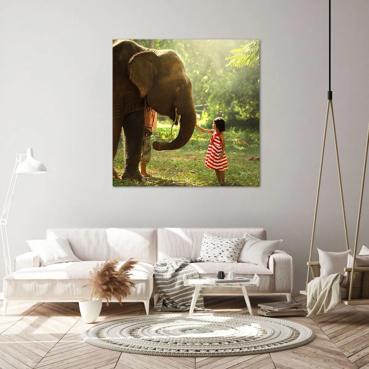 Obraz na płótnie - Siła przyjaźni - 50x50 cm