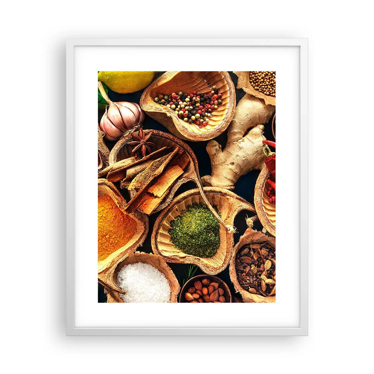 Plakat w białej ramie - Bierz, co chcesz - 40x50 cm