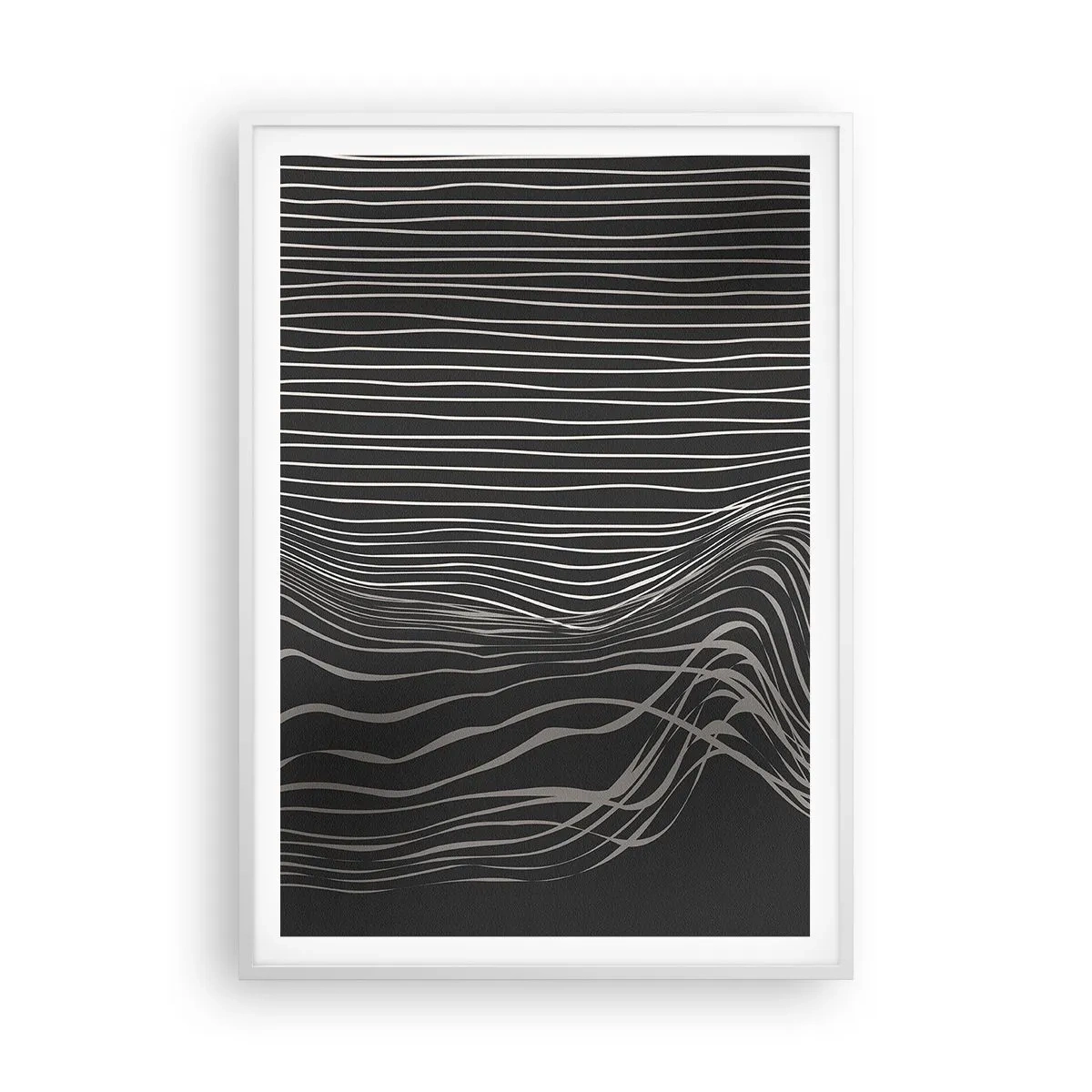 Plakat w białej ramie - Rytm i akcent - 70x100 cm