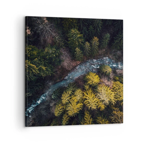 Obraz na płótnie - Szybko, coraz szybciej - 60x60 cm