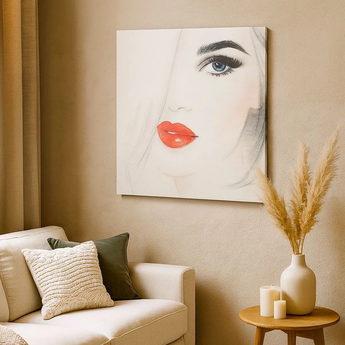 Obraz na płótnie - Hipnotyzuje i odurza - 30x30 cm