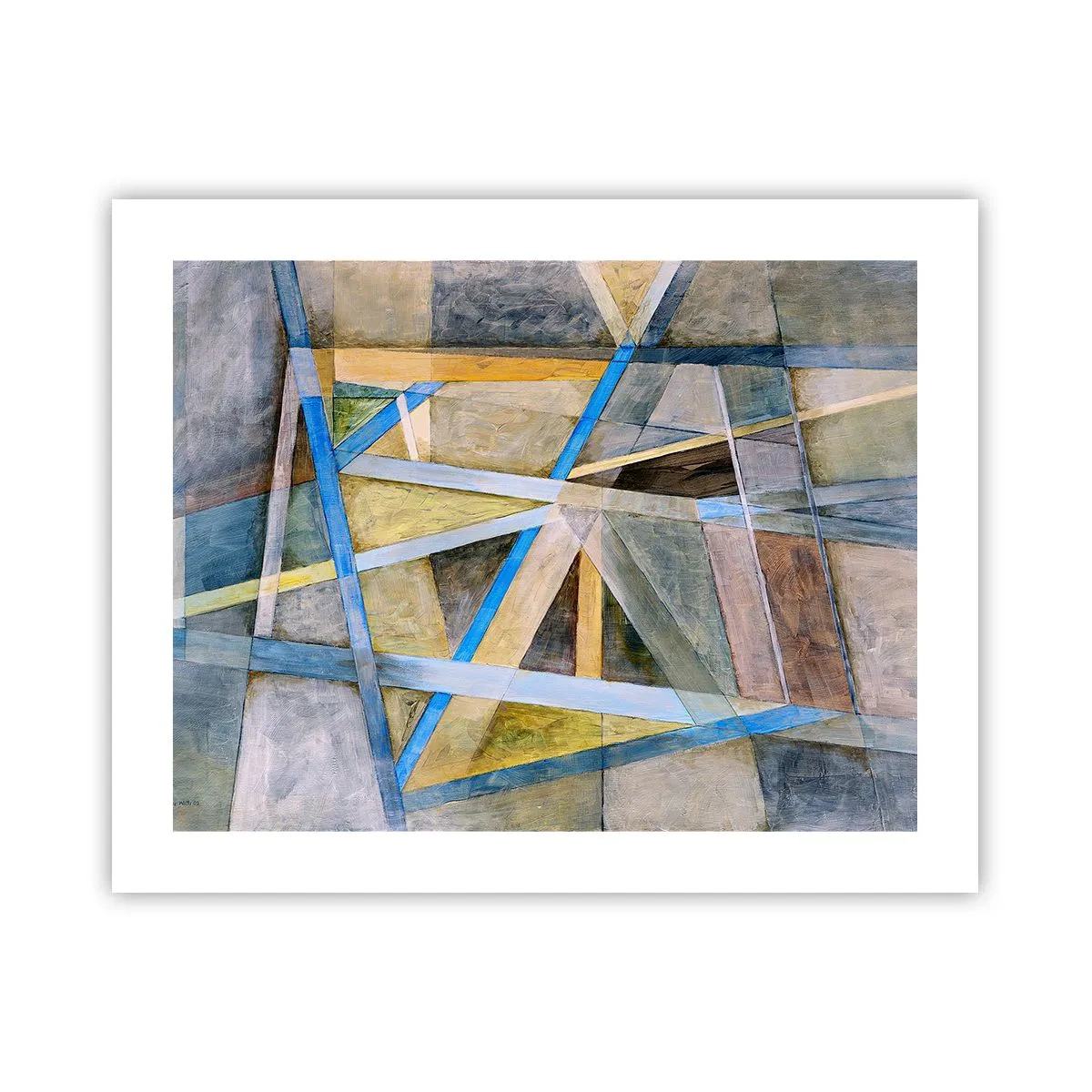 Plakat - Na wprost czy na skos? - 50x40 cm