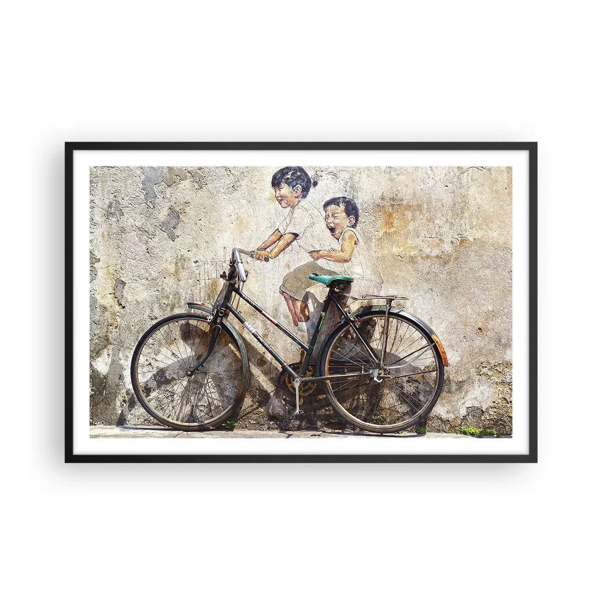 Plakat w czarnej ramie - Prawda czy fałsz? - 91x61 cm