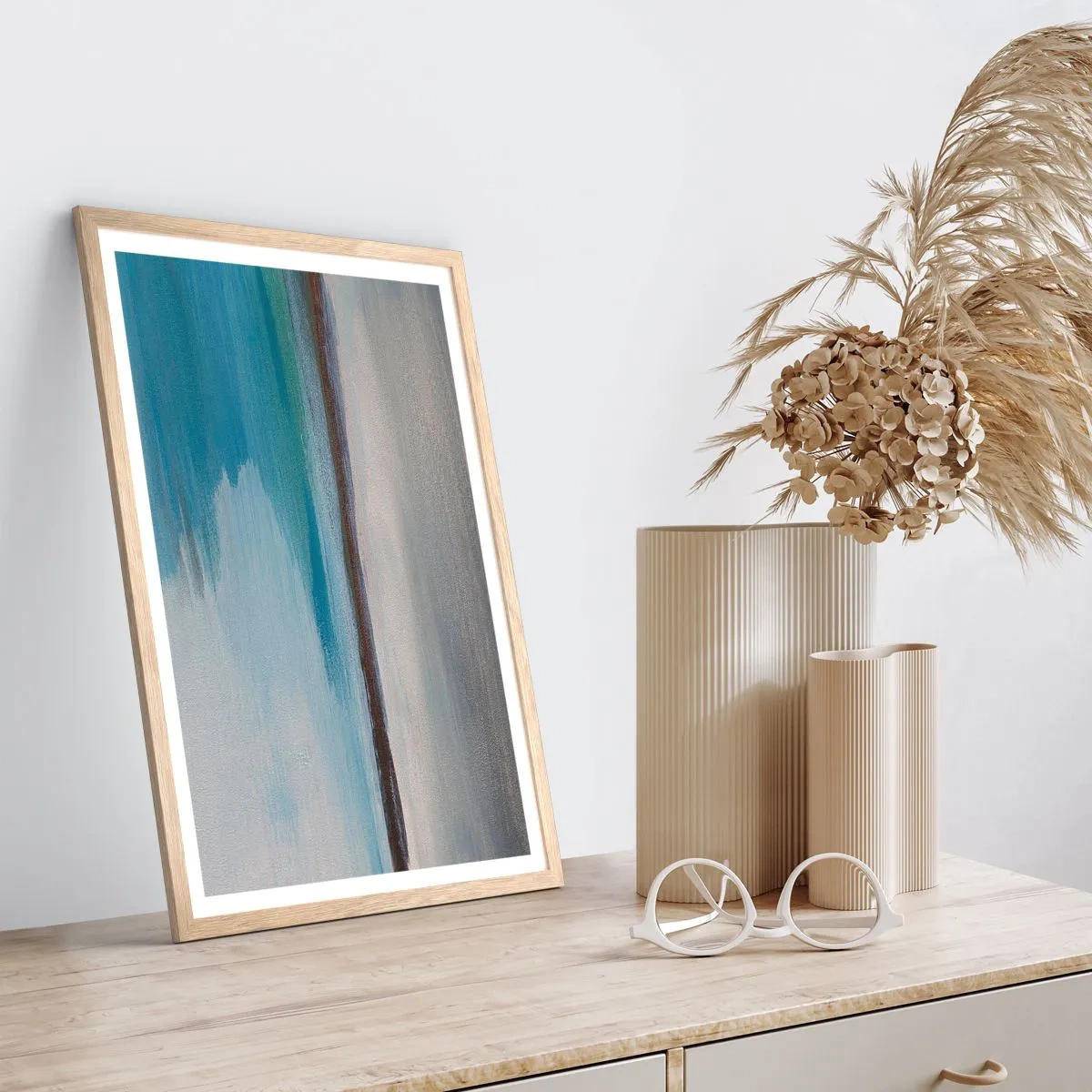 Plakat w ramie jasny dąb - Pejzaż horyzontalny - 40x50 cm