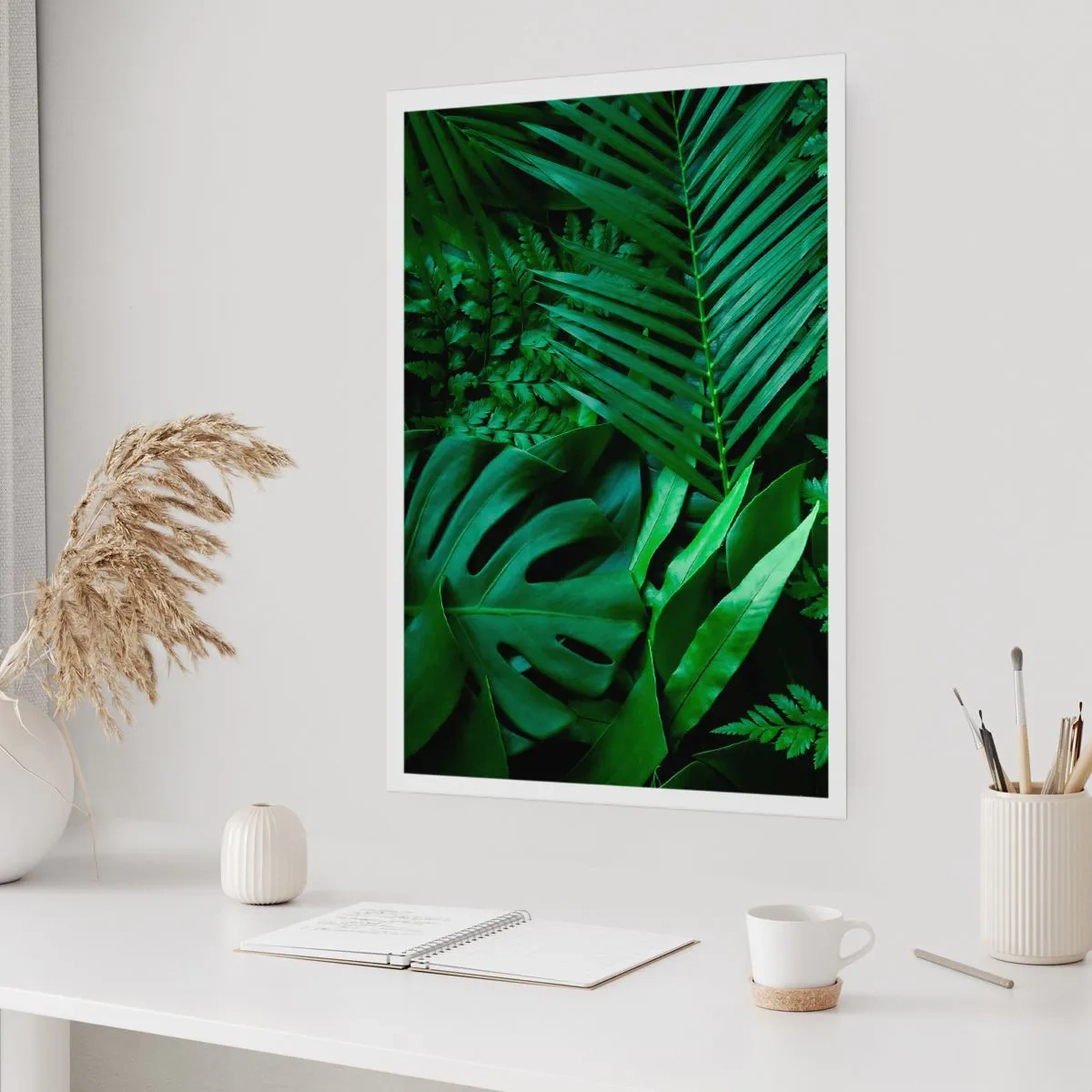 Plakat - Utulone w zieleni - 70x100 cm