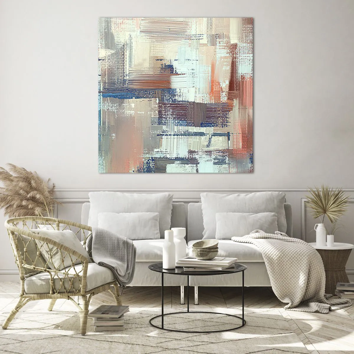 Obraz na szkle - Dotrzeć do światła - 70x70 cm