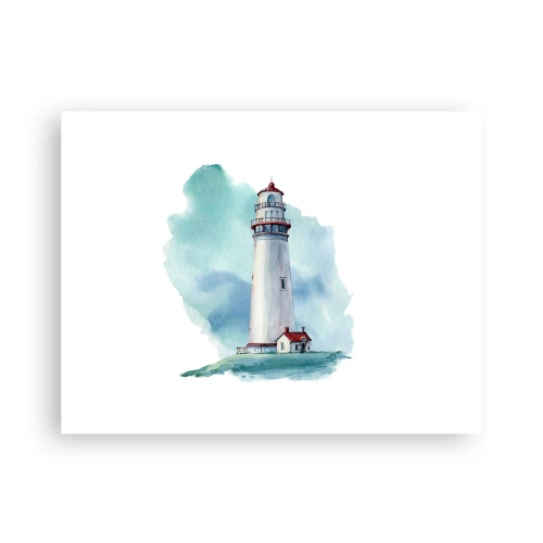 Plakat - Łagodna siostra błękitu - 40x30 cm