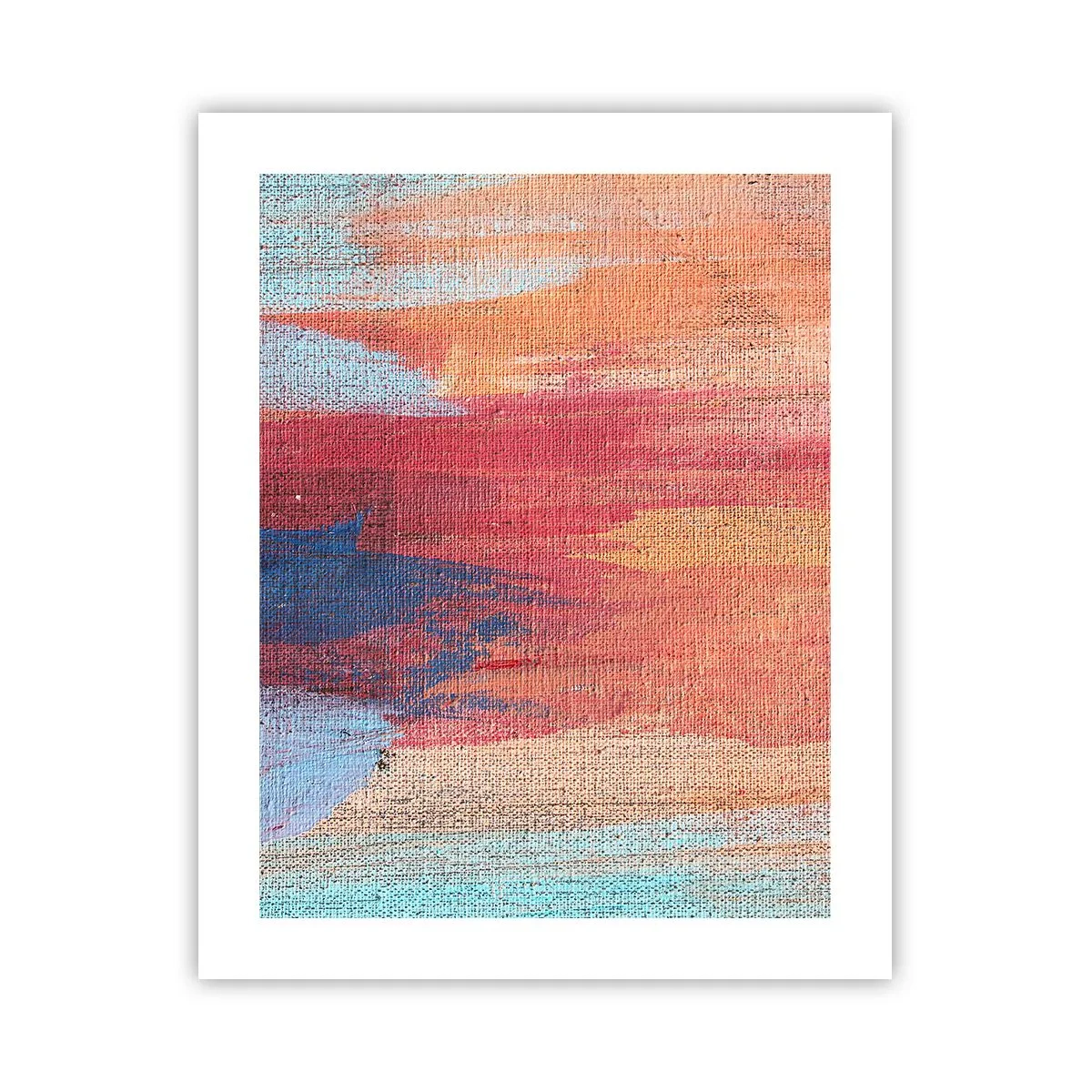 Plakat - Spłynąć tęczą - 40x50 cm