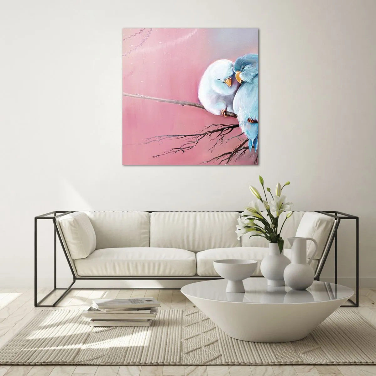 Obraz na szkle - Cóż tu dodać?… - 50x50 cm