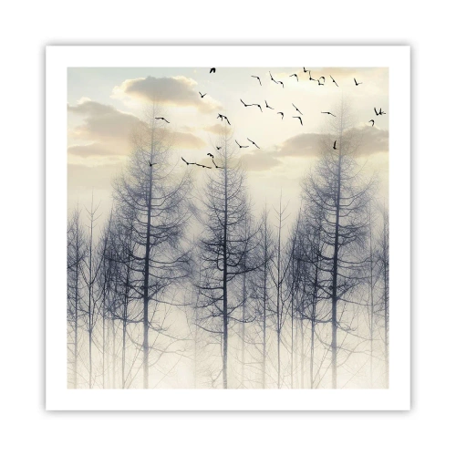 Plakat - Duchy lasu - 60x60 cm
