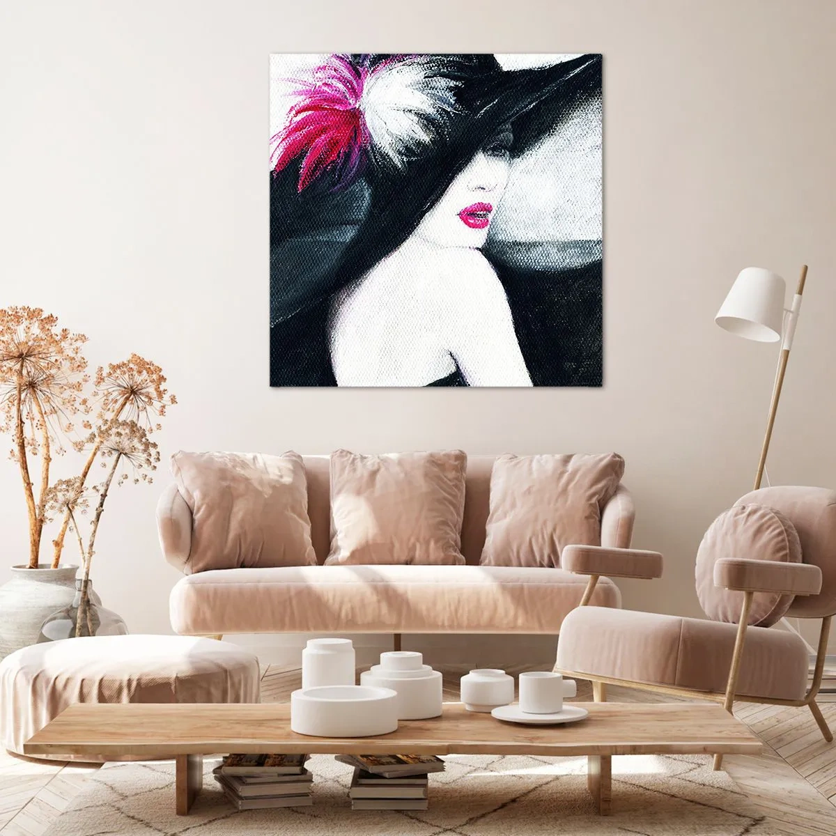 Obraz na płótnie - Zawsze tajemnica - 60x60 cm