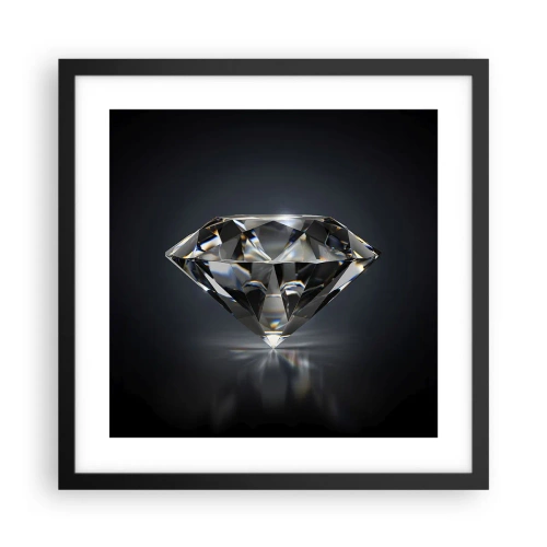 Plakat w czarnej ramie - Best girls friend - 40x40 cm