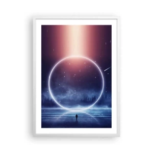 Plakat w białej ramie - Już tu są… - 50x70 cm