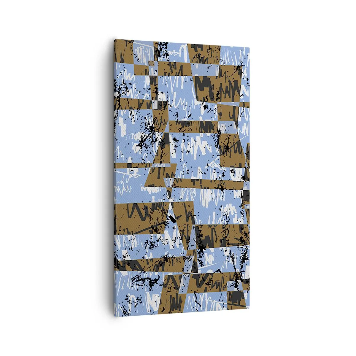 Obraz na płótnie - Nieludowa wycinanka - 55x100 cm