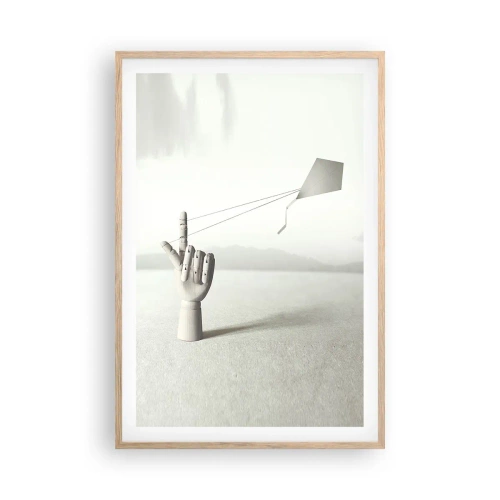 Plakat w ramie jasny dąb - Próba sił - 61x91 cm