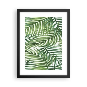 Plakat w czarnej ramie - Pod zielonym baldachimem - 30x40 cm