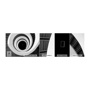 Fototapeta Próbka Samoprzylepna Deluxe Sticker - Do istoty rzeczy - Sztuka, Abstrakcja, Schody Kręcone - 100x30 cm