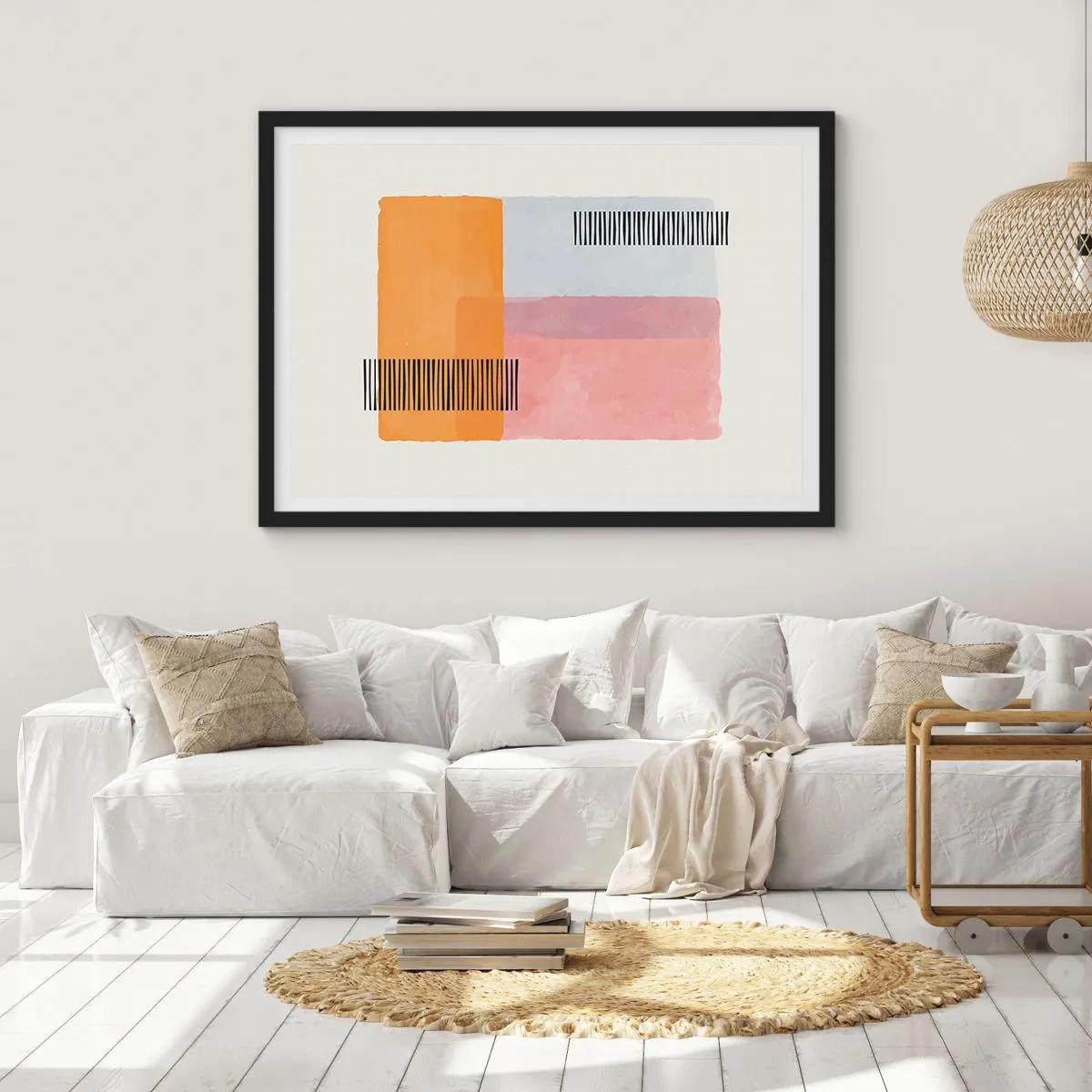 Plakat w czarnej ramie - Z kąta w kąt - 40x30 cm