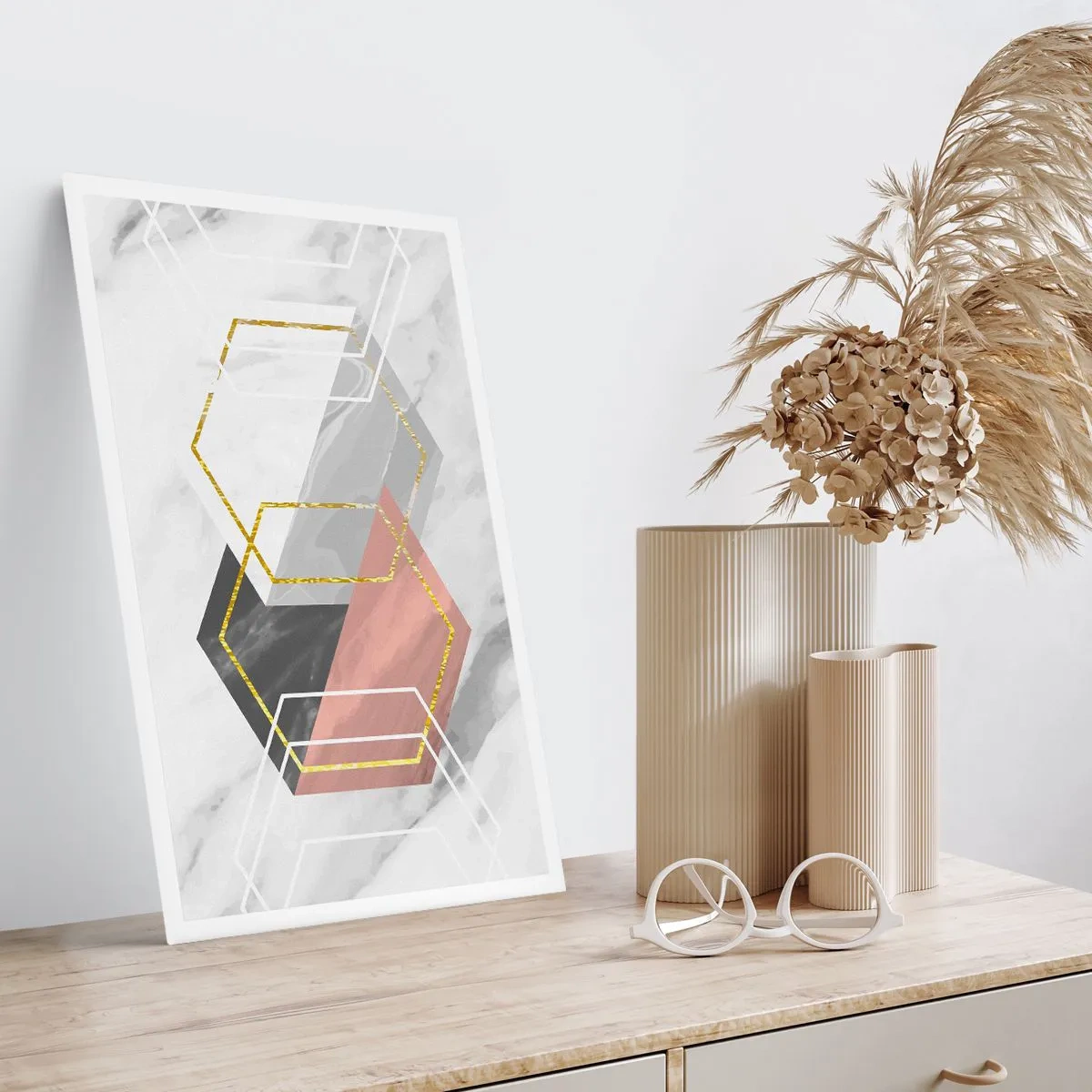 Plakat - Kompozycja łańcuchowa - 61x91 cm