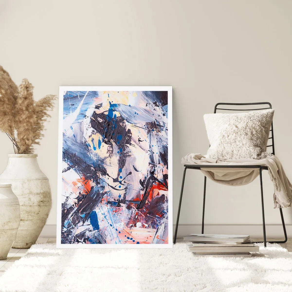 Plakat - Szalony taniec abstrakcji - 30x40 cm