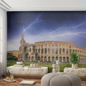 Fototapeta Premium Canvas - Arena walki - Architektura, Rzym, Koloseum - 350x256 cm