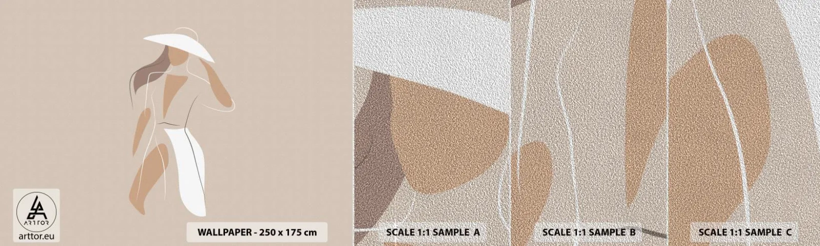 Fototapeta Próbka Premium Sand - Moda to zabawa - Kobieta, Grafika, Moda - 100x30 cm