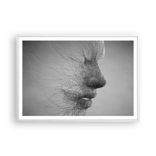 Plakat w białej ramie - Duch wiatru - 100x70 cm