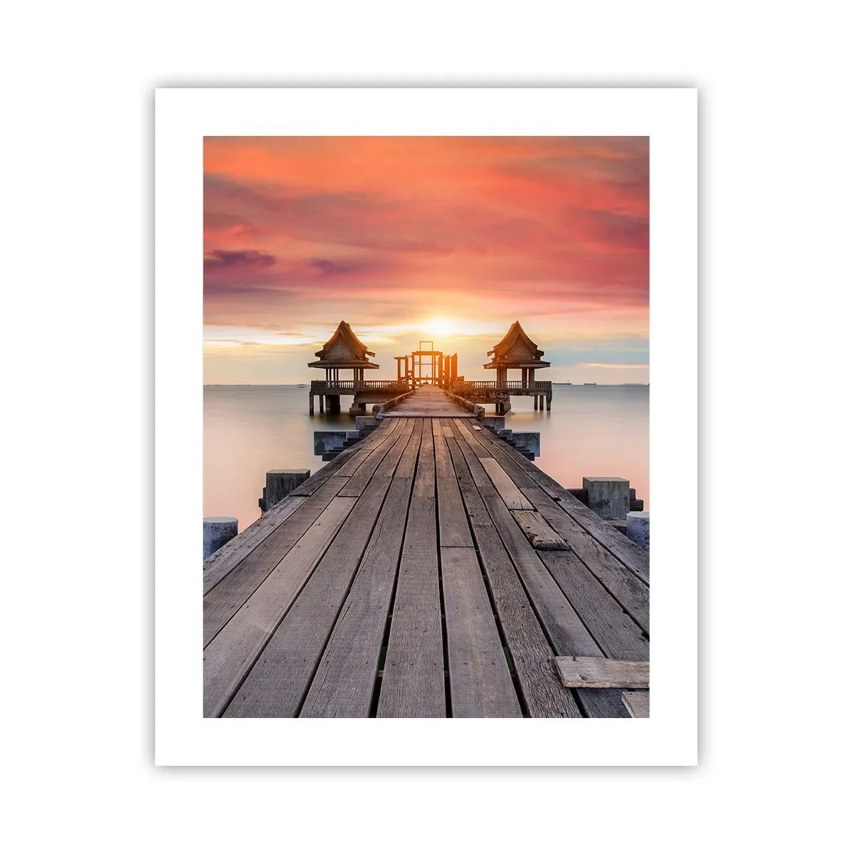 Plakat - Zachód na wschodzie - 40x50 cm